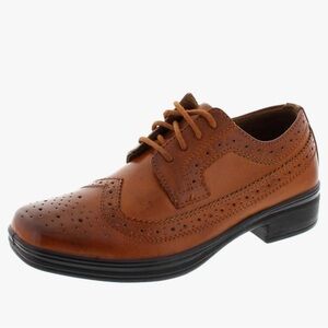 Deer Stags Boy's Ace Formal Dress Shoes Wingtip Brogue Oxford